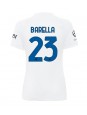 Inter Milan Nicolo Barella #23 Venkovní Dres pro Dámské 2023-24 Krátký Rukáv